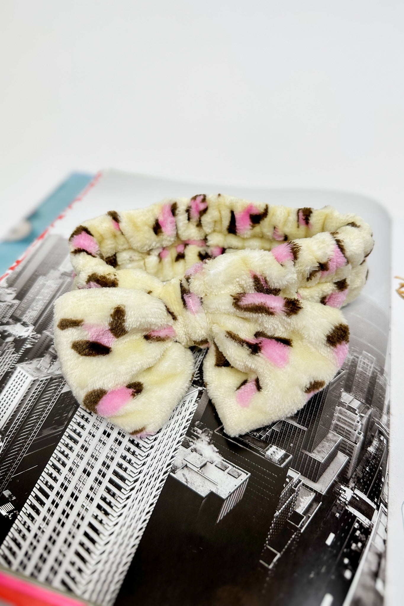 Plush Leopard Get Ready Headband