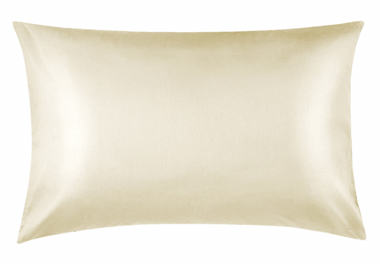 Ivory Satin Pillow Case